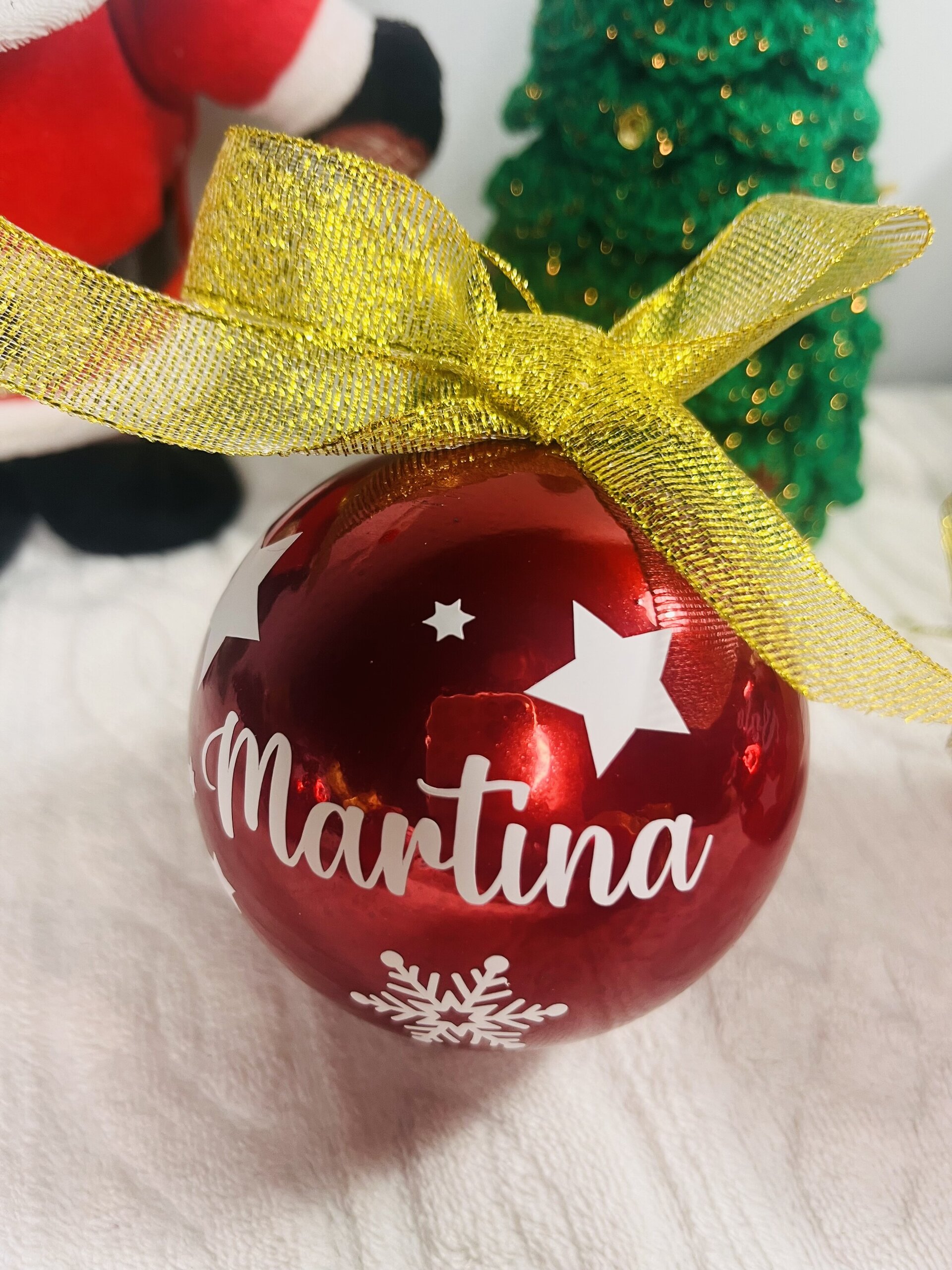Esfera roja personalizada - 5