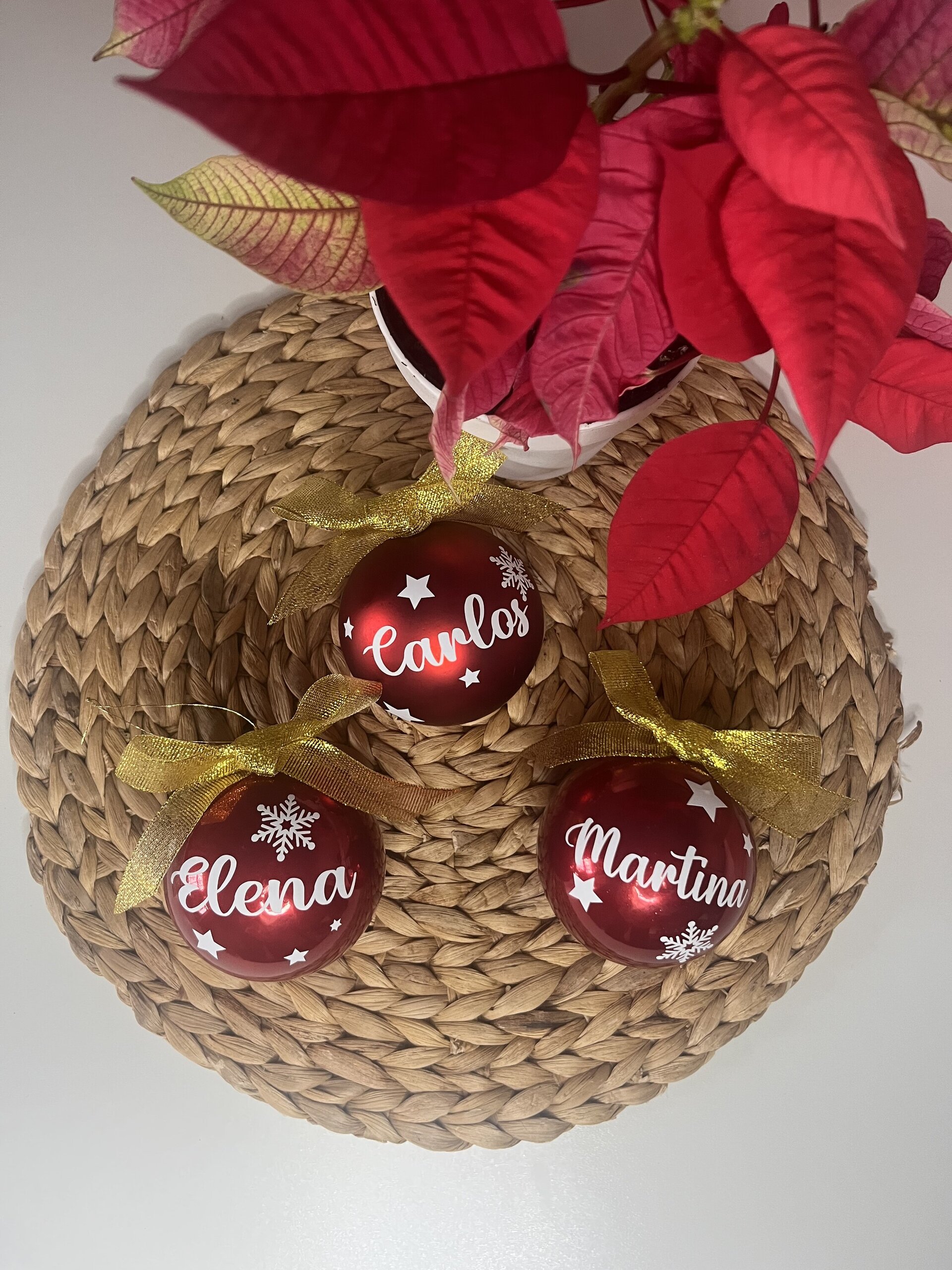 Esfera roja personalizada - 3